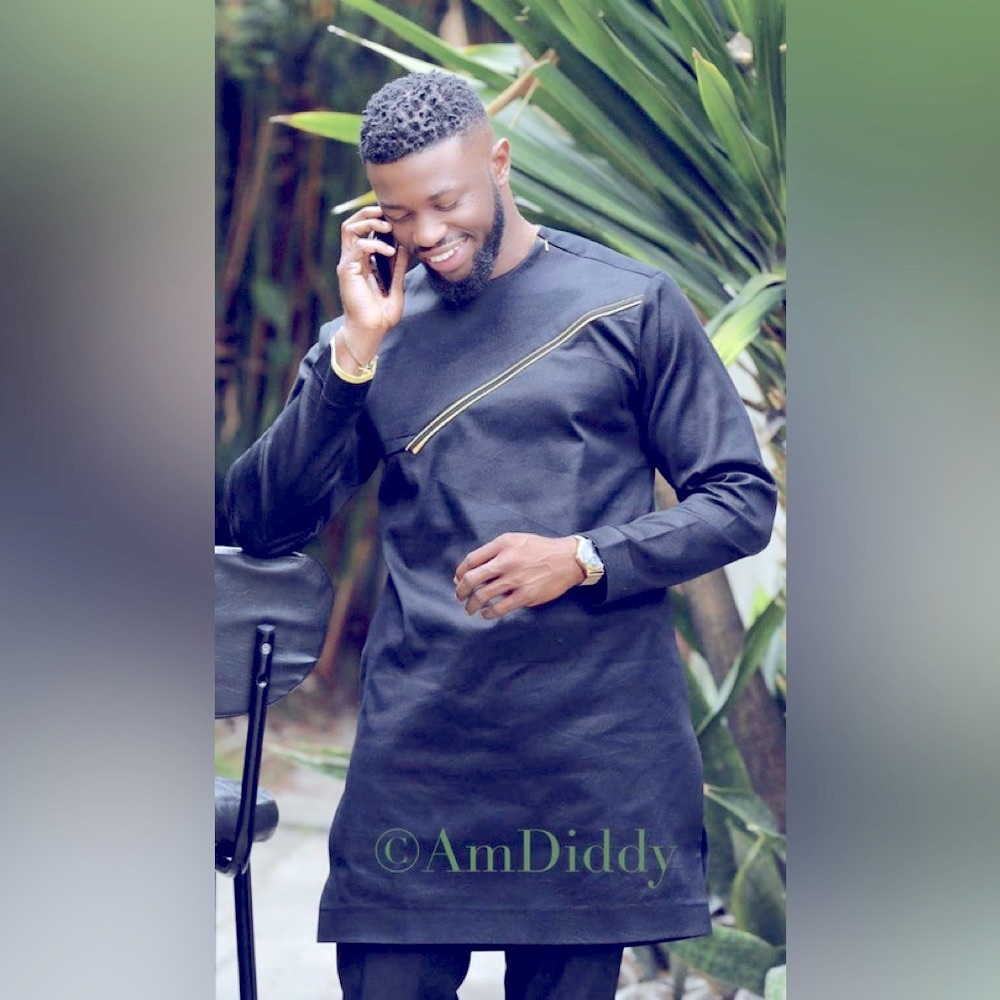 Brand new  Men Designed navy blue outfit